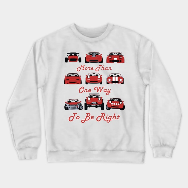 Tough Choice Crewneck Sweatshirt by AutomotiveArt